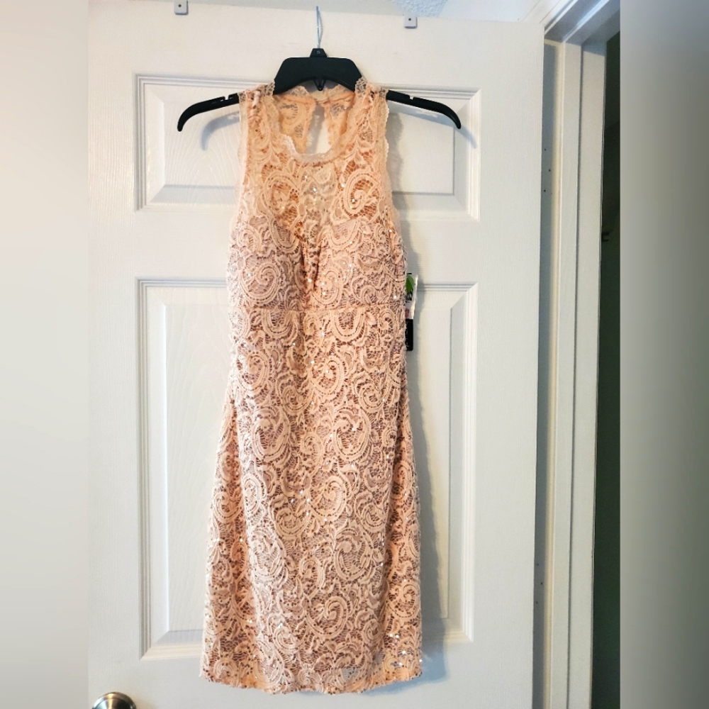 Lace semi formal dress